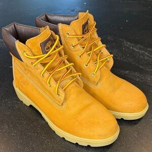 Timberland Wheat Nubuck Lace-Up Boots – Classic Work Boots